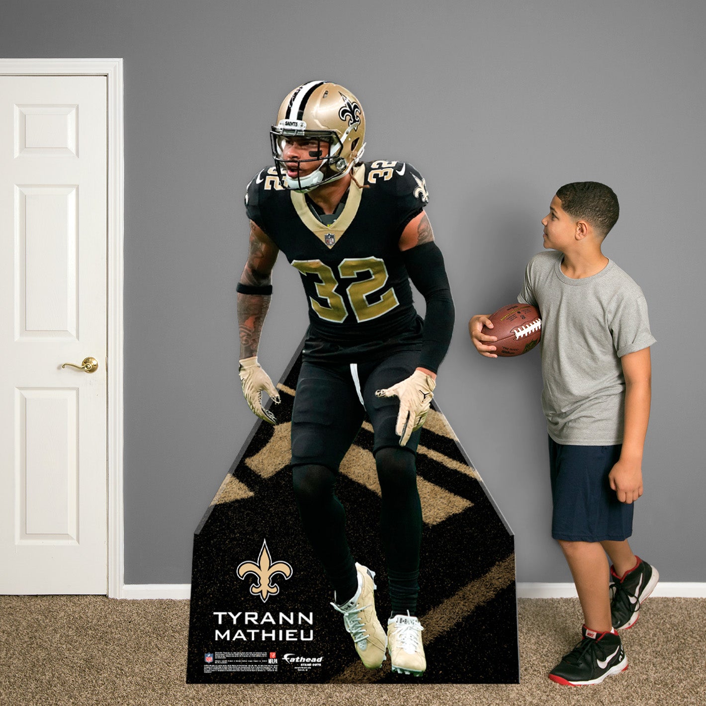 New Orleans Saints: Tyrann Mathieu 2022 Life-Size Foam Core Cutout -  Officially Licensed NFL Stand Out