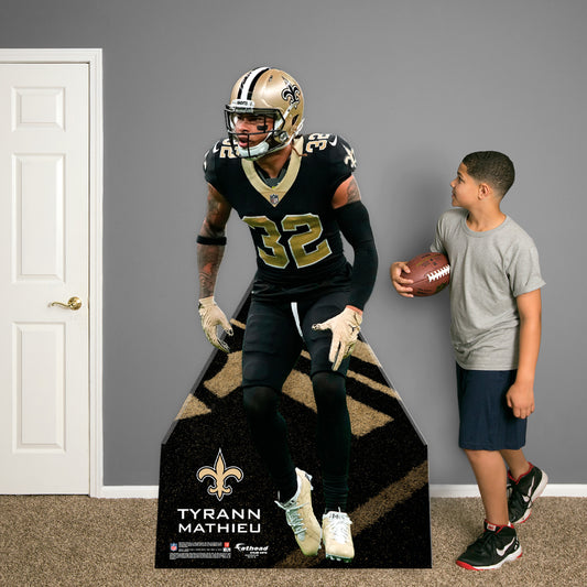 New Orleans Saints: Tyrann Mathieu Life-Size Foam Core Cutout - Officially Licensed NFL Stand Out