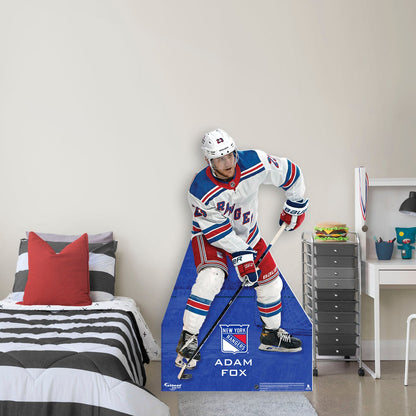New York Rangers: Adam Fox Life-Size Foam Core Cutout - Officially Licensed NHL Stand Out