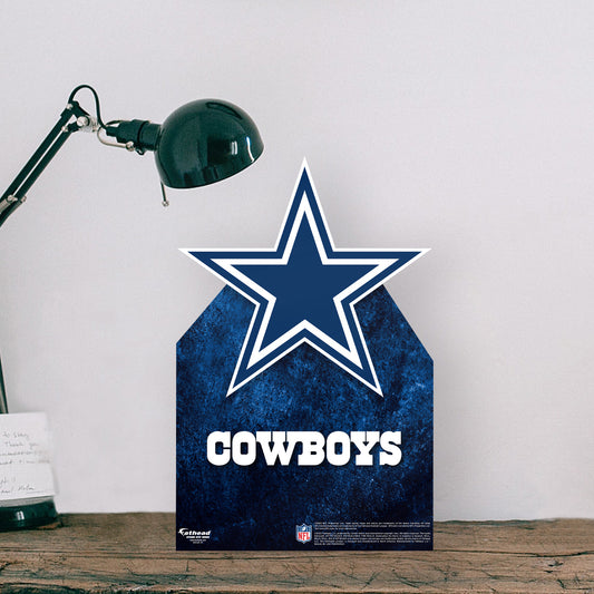 Dallas Cowboys:   Logo  Mini   Cardstock Cutout  - Officially Licensed NFL    Stand Out