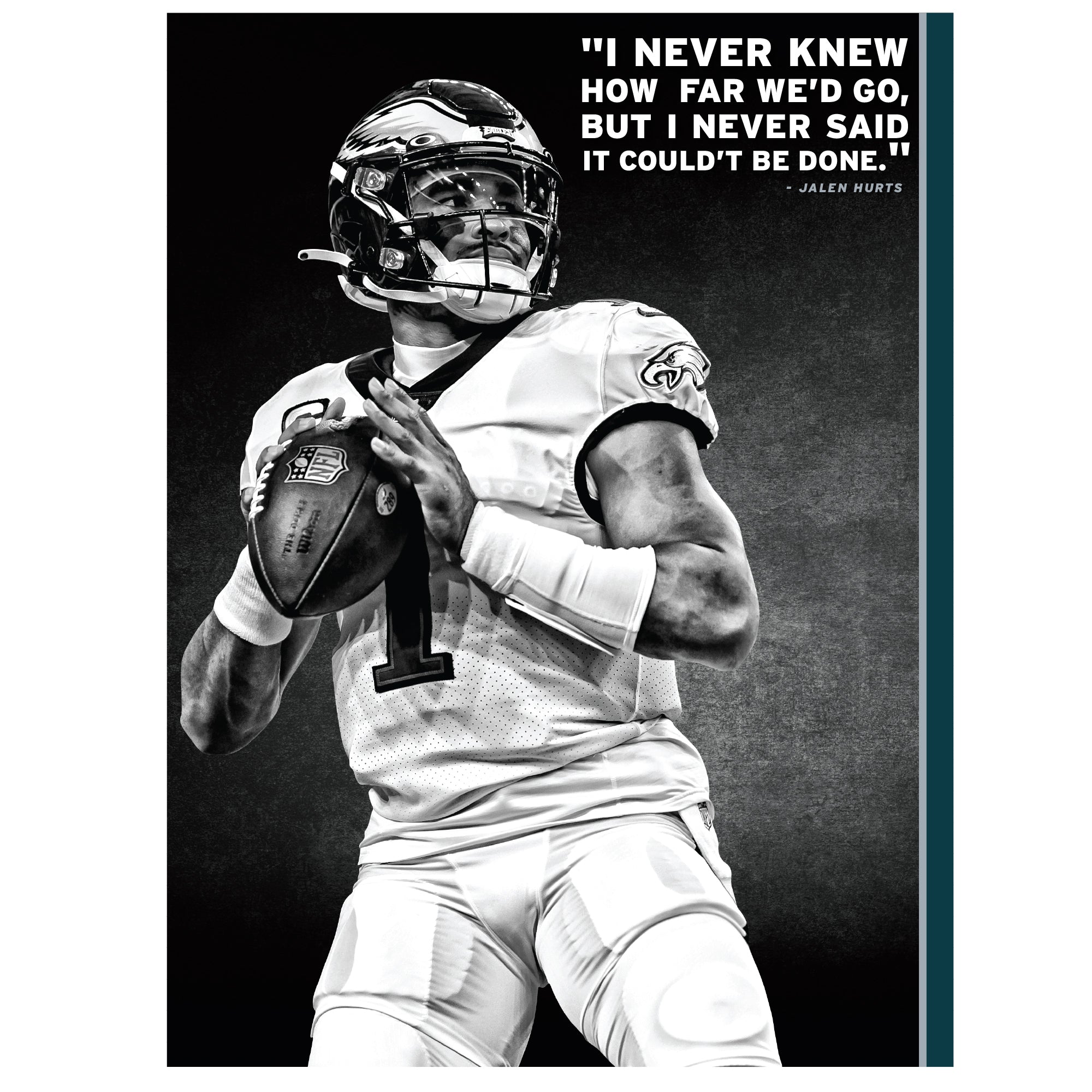 Philadelphia Eagles: Jalen Hurts 2023 Icon Poster - Officially License –  Fathead