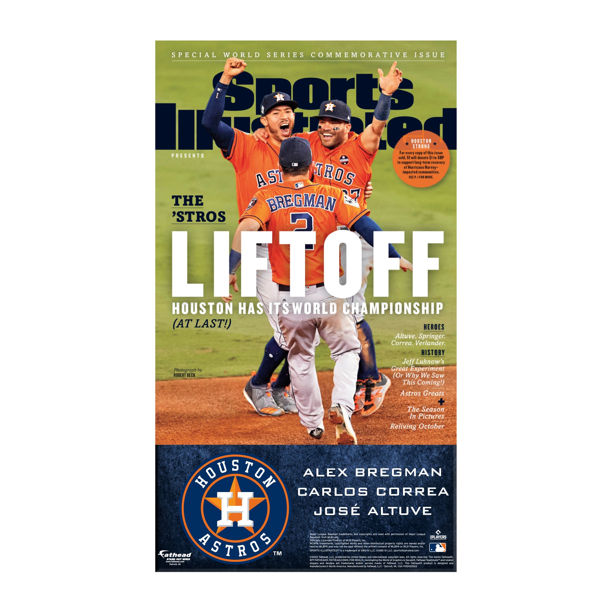 Houston Astros, 2022 World Series Commemorative Issue Cover by Sports  Illustrated