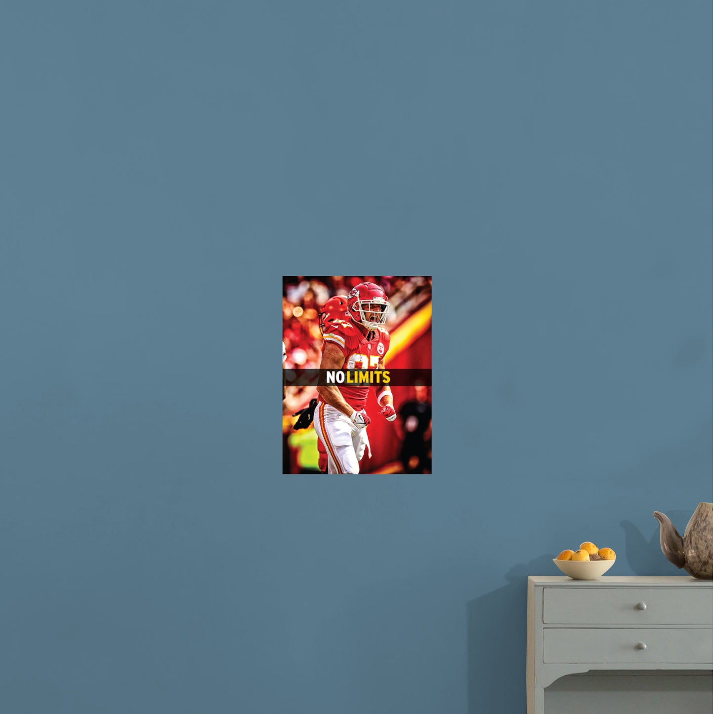 Kansas City Chiefs: Travis Kelce  Motivational Poster        - Officially Licensed NFL Removable     Adhesive Decal
