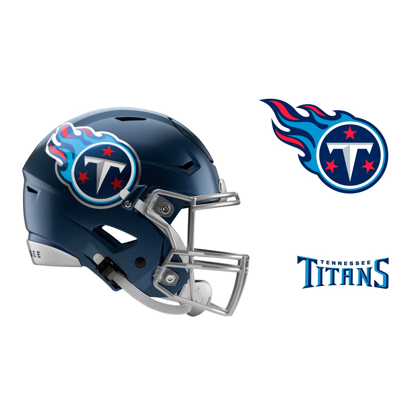 Tennessee Titans: 2022 Helmet - Officially Licensed NFL Removable Adhe
