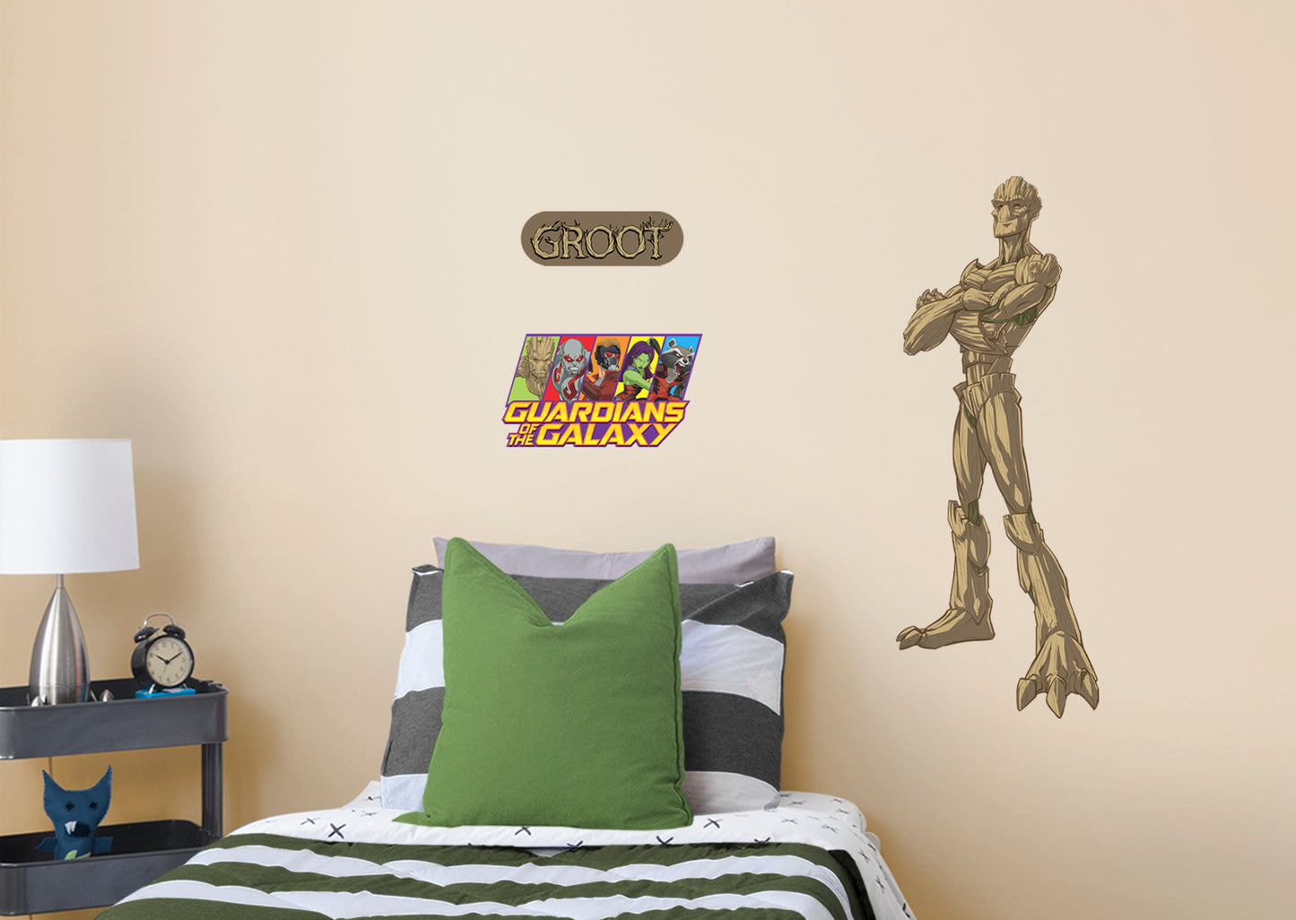 Guardians of the Galaxy Groot RealBig        - Officially Licensed Marvel Removable Wall   Adhesive Decal