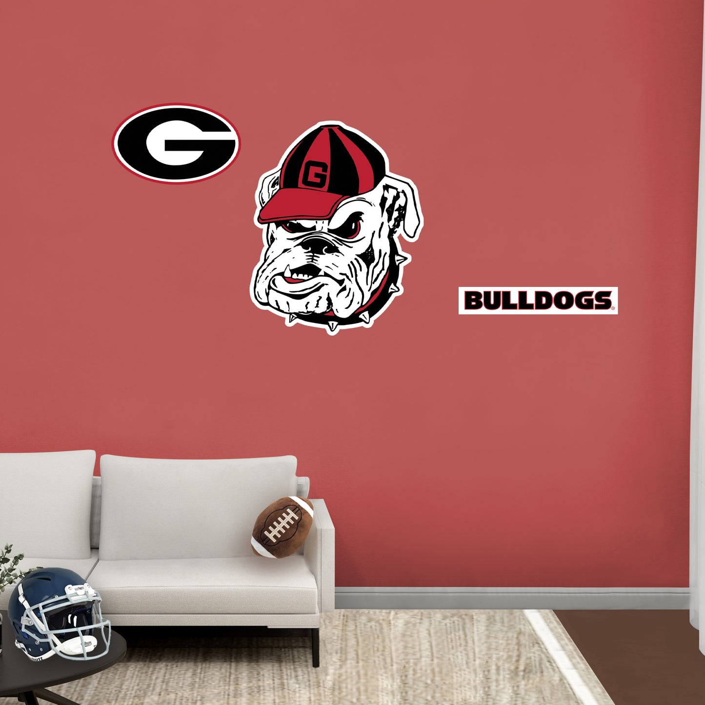 Georgia Bulldogs: Classic Logo - Officially Licensed NCAA Removable Adhesive Decal