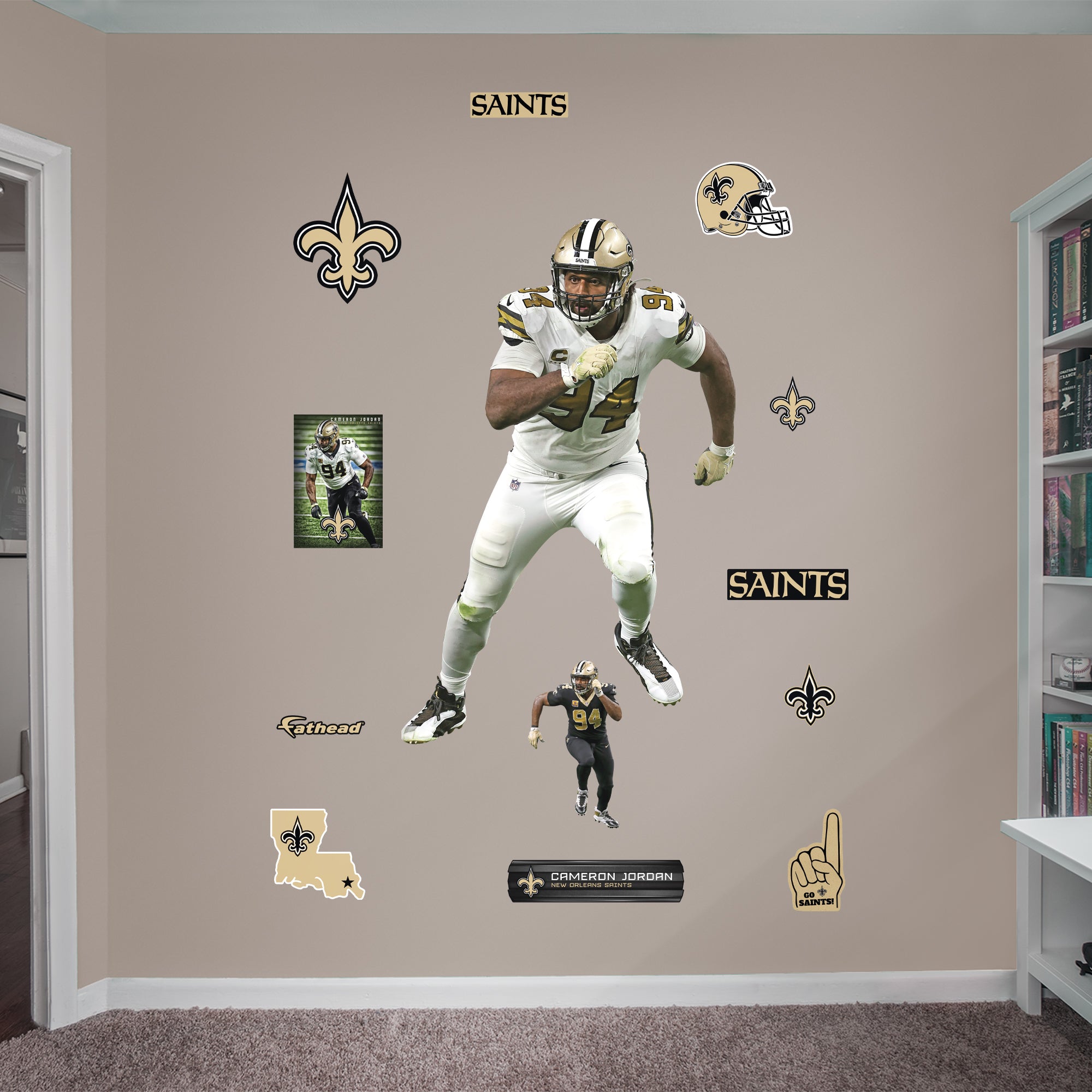 NFL New Orleans Saints - Cameron Jordan Feature Series 23 Poster