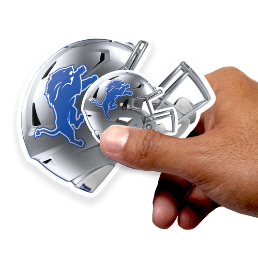 Detroit Lions: Helmet Minis - Officially Licensed NFL Removable Adhesive Decal