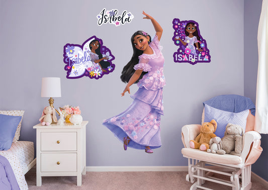 Encanto: Isabela RealBig - Officially Licensed Disney Removable Adhesive Decal