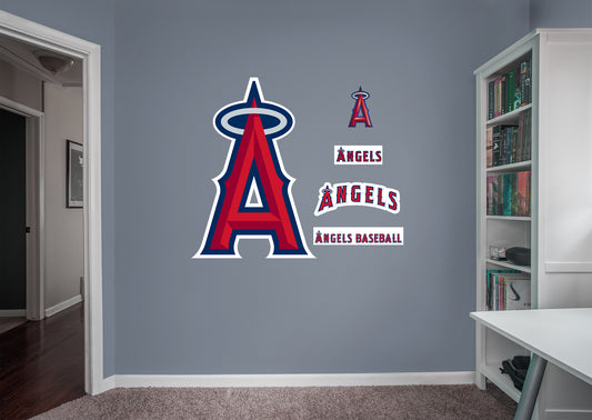 Los Angeles Angels: Los Angeles Angels Logo - Officially Licensed MLB Removable Adhesive Decal