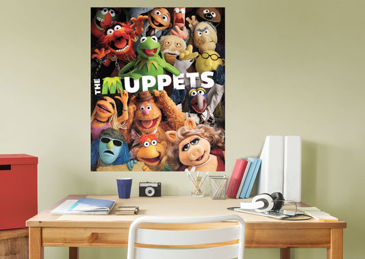 The Muppets:  Cast Mural        - Officially Licensed Disney Removable Wall   Adhesive Decal
