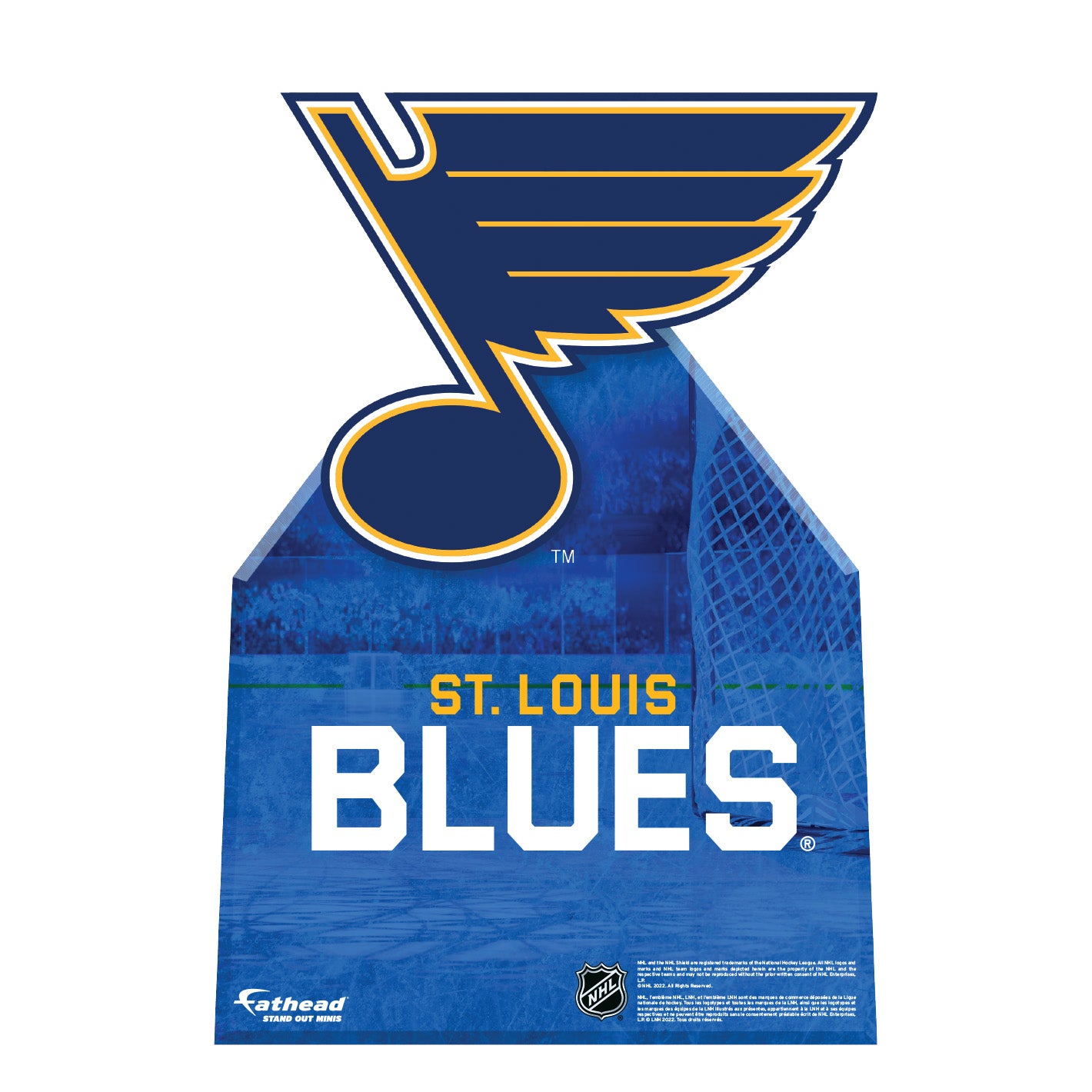 St. Louis Blues: 2022 Logo Foam Core Cutout - Officially Licensed