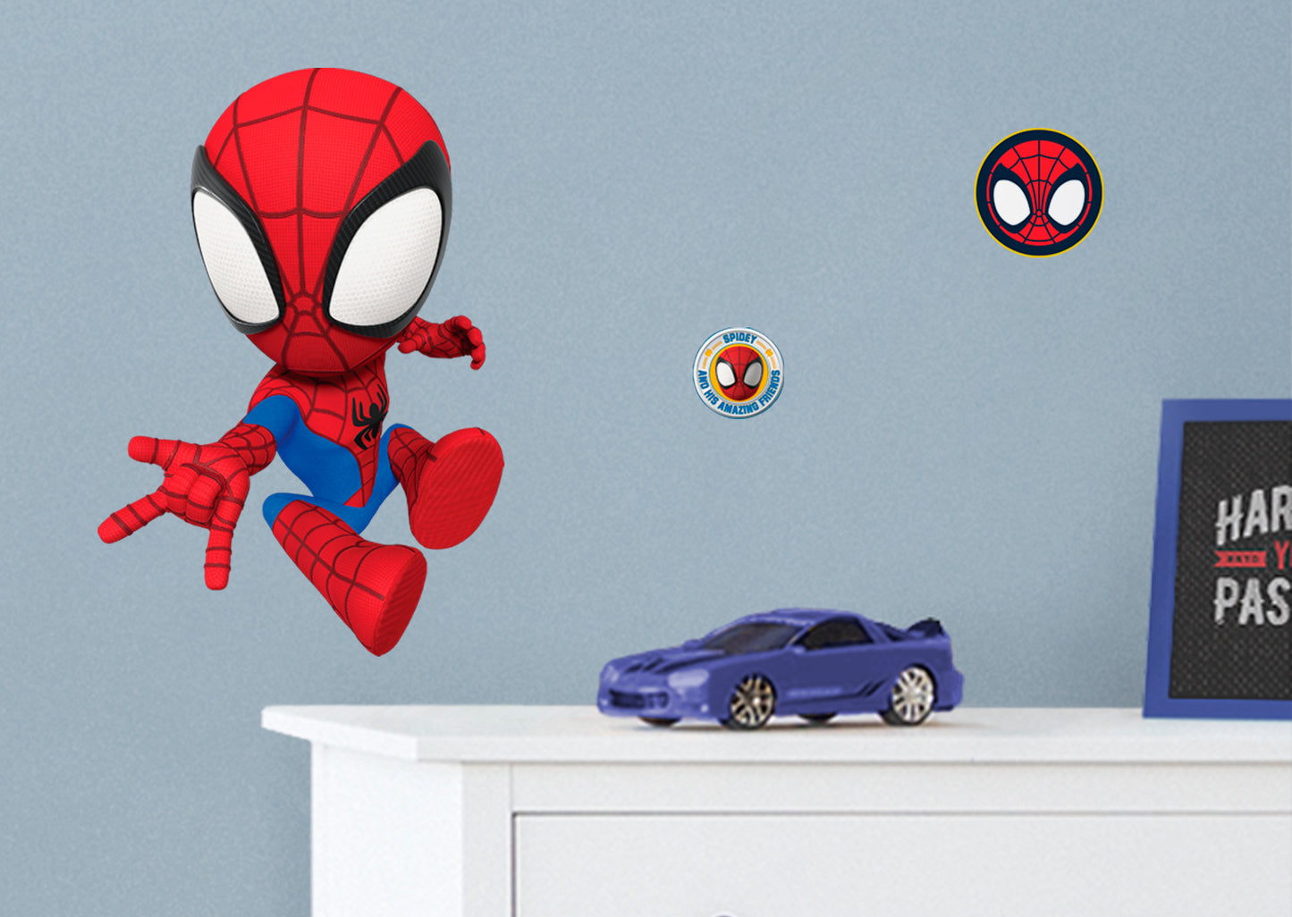 Spidey and His Amazing Friends: Spidey RealBig        - Officially Licensed Marvel Removable Wall   Adhesive Decal