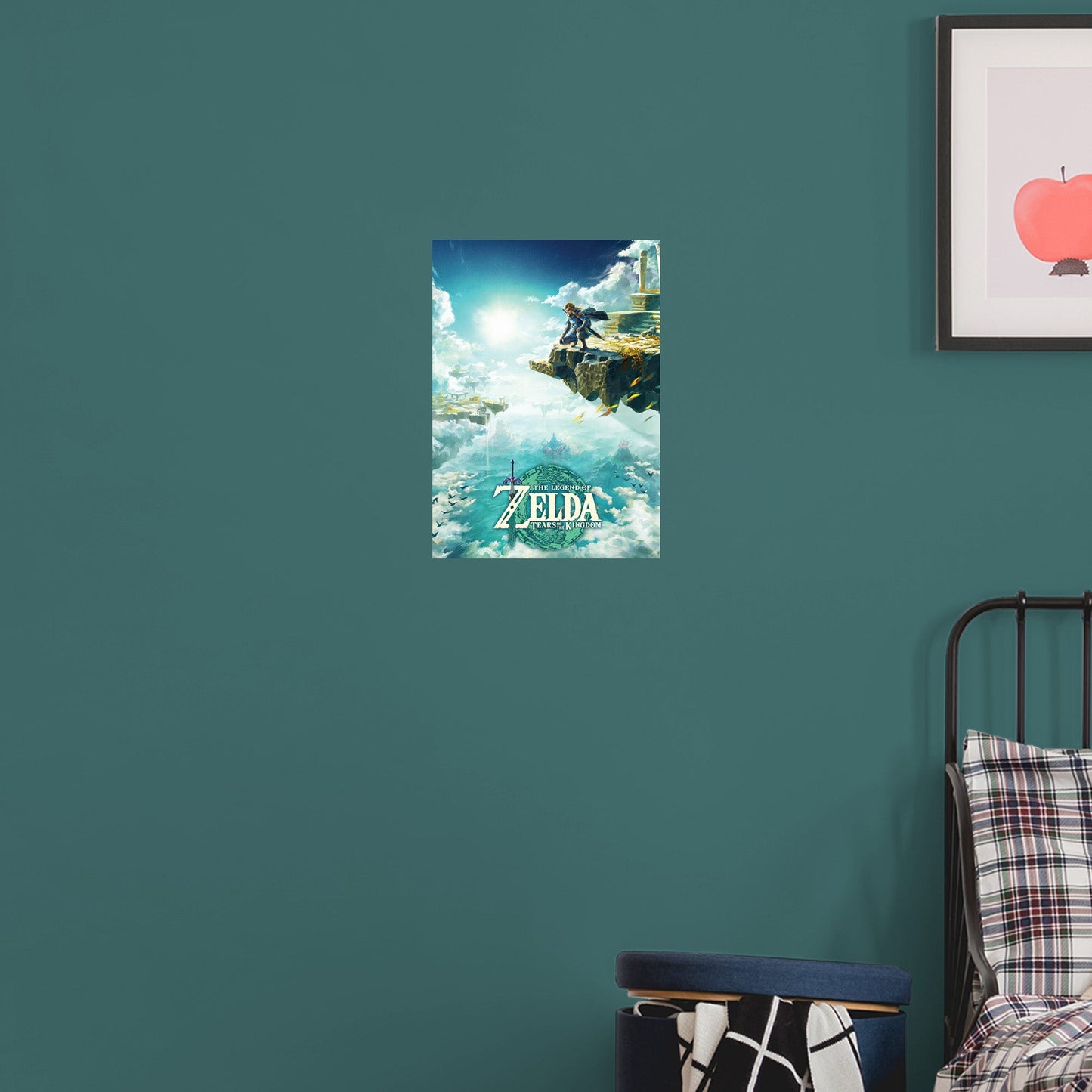 Zelda: Tears of the Kingdom: Link Poster        - Officially Licensed Nintendo Removable     Adhesive Decal