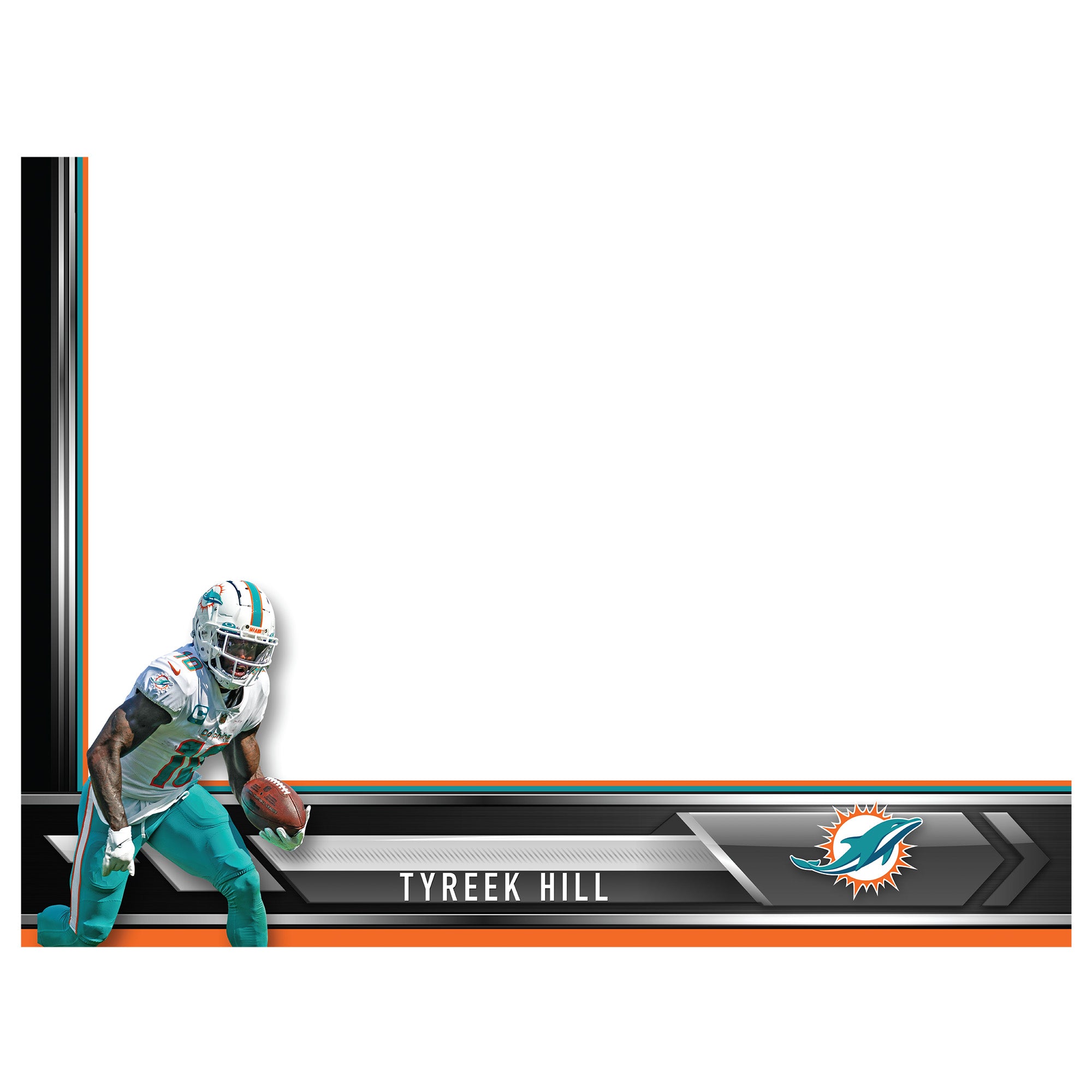 Miami Dolphins: Tyreek Hill 2022 Mini Cardstock Cutout - Officially Li –  Fathead