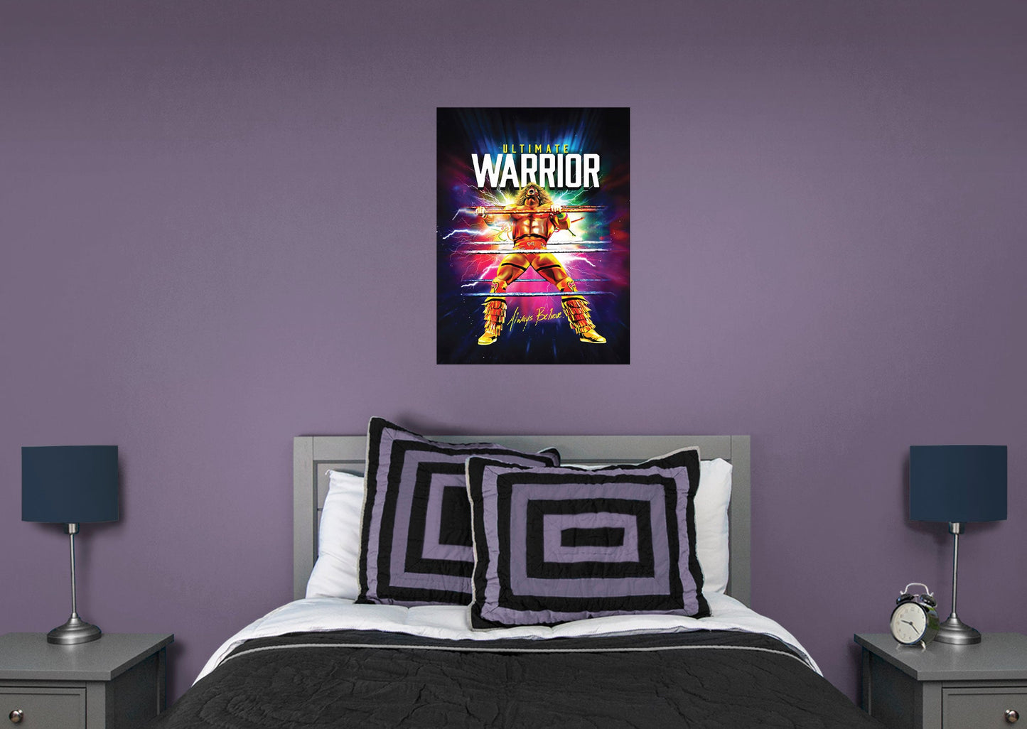 Ultimate Warrior  Mural        - Officially Licensed WWE Removable Wall   Adhesive Decal