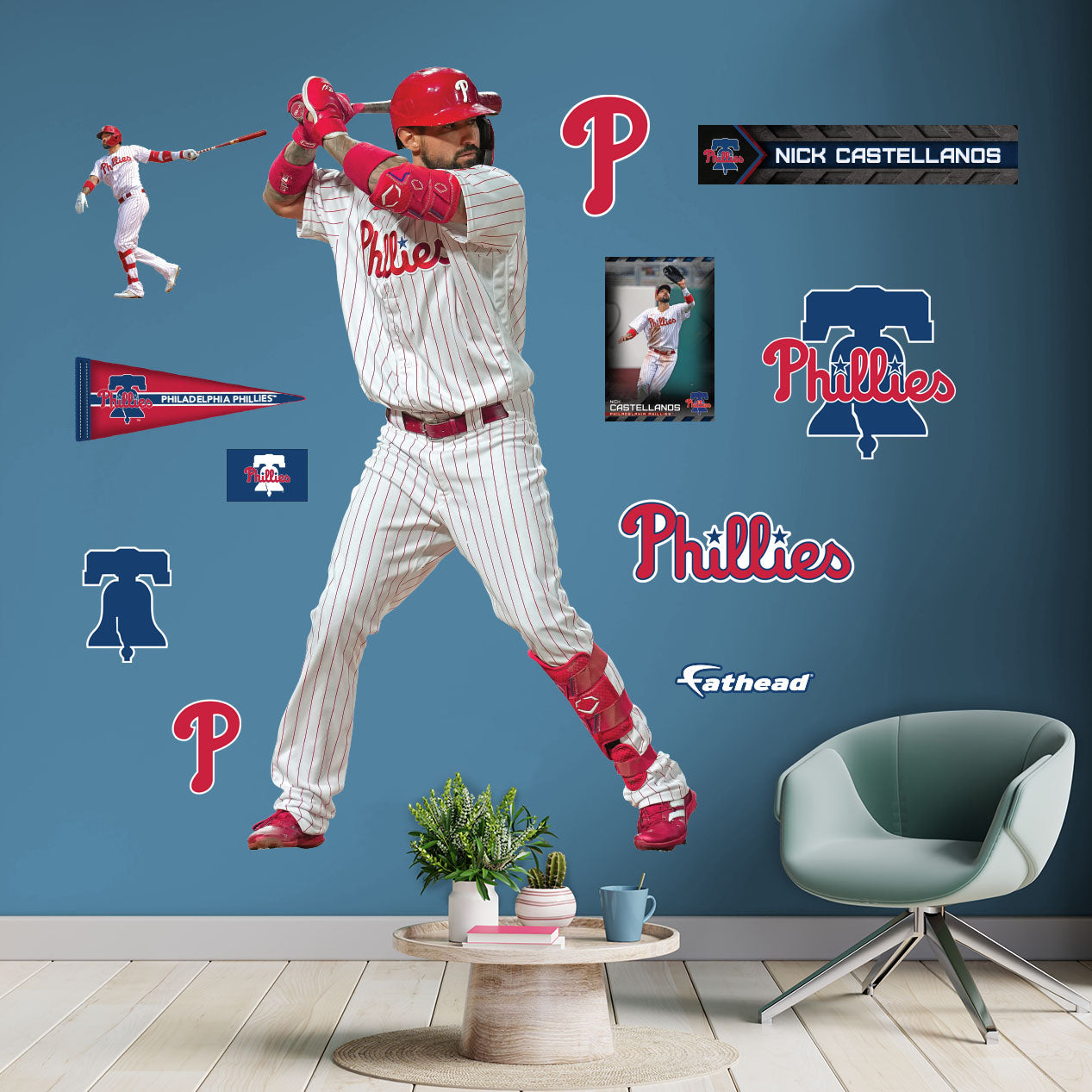 Philadelphia Phillies: Nick Castellanos 2022 - Officially Licensed MLB  Removable Adhesive Decal