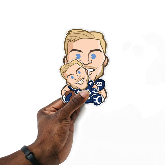 Los Angeles Rams: Cooper Kupp  Emoji Minis        - Officially Licensed NFLPA Removable     Adhesive Decal