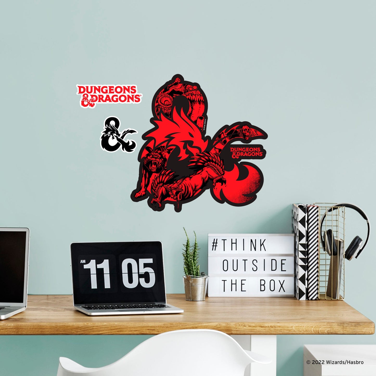 Dungeons & Dragons: Monster Ampersand Icon - Officially Licensed Hasbro Removable Adhesive Decal