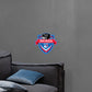 New York Rangers:   Badge Personalized Name        - Officially Licensed NHL Removable     Adhesive Decal