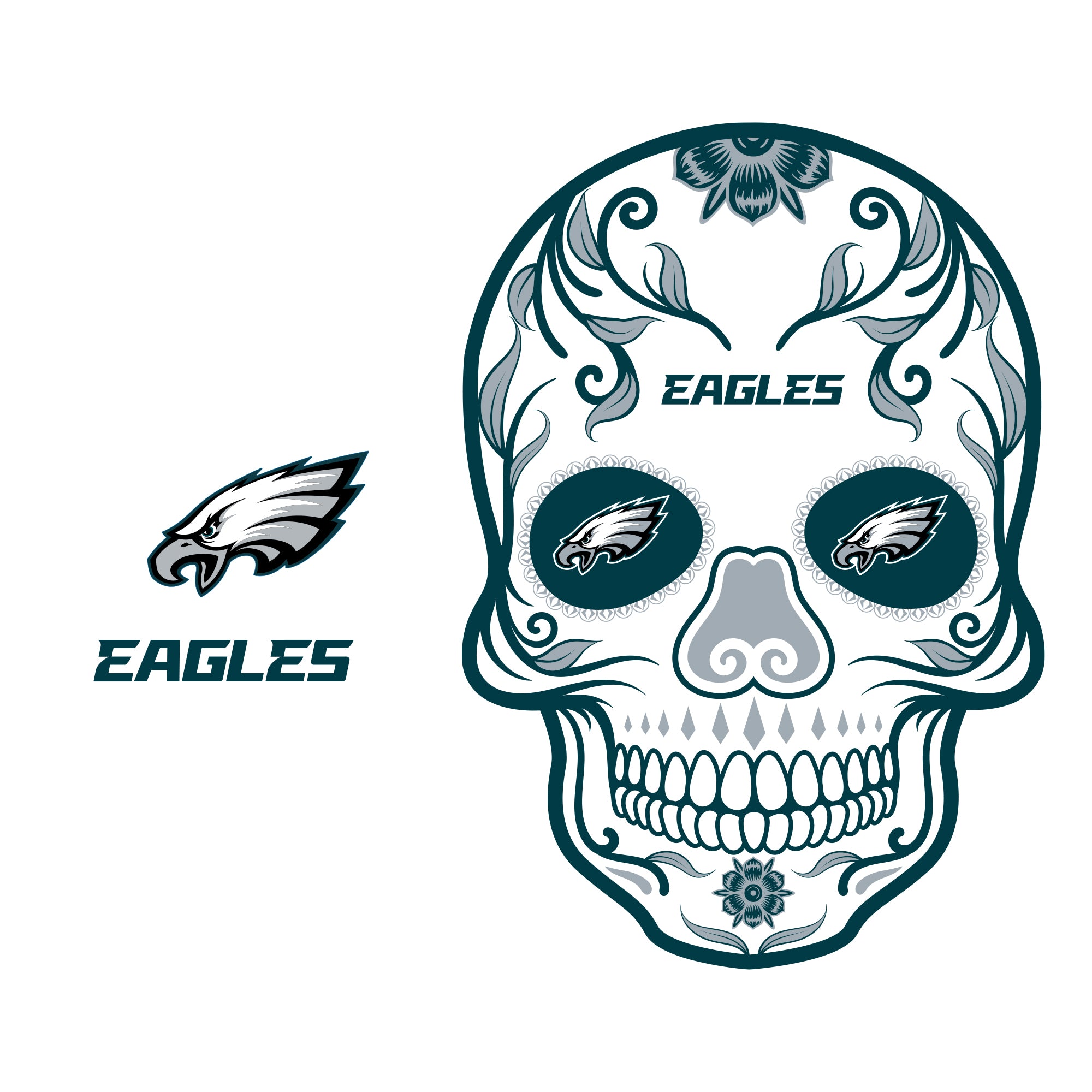 New 2023 Designs》NFL PHILADELPHIA EAGLES》15 Different Designs》Nail Art  Decals