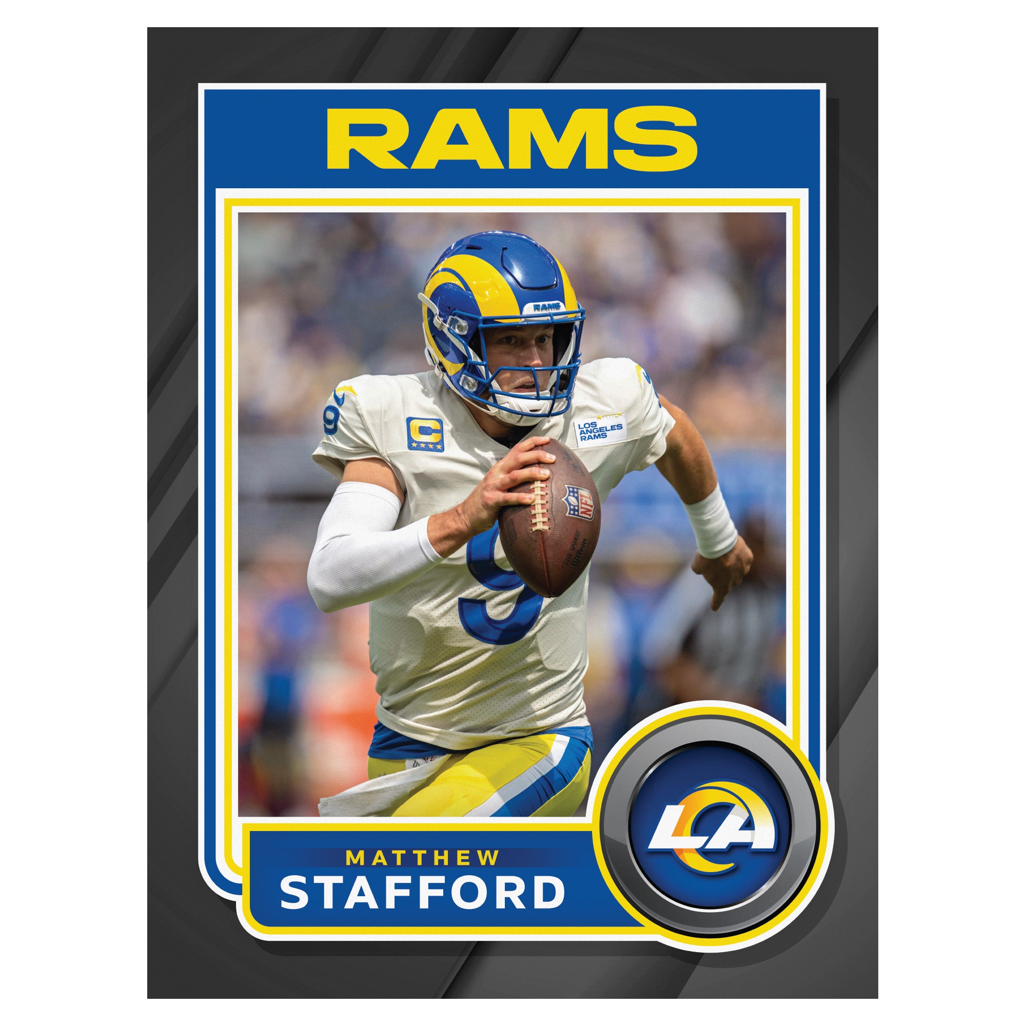 Matthew Stafford 9 - Los Angeles Rams Jersey Poster for Sale by