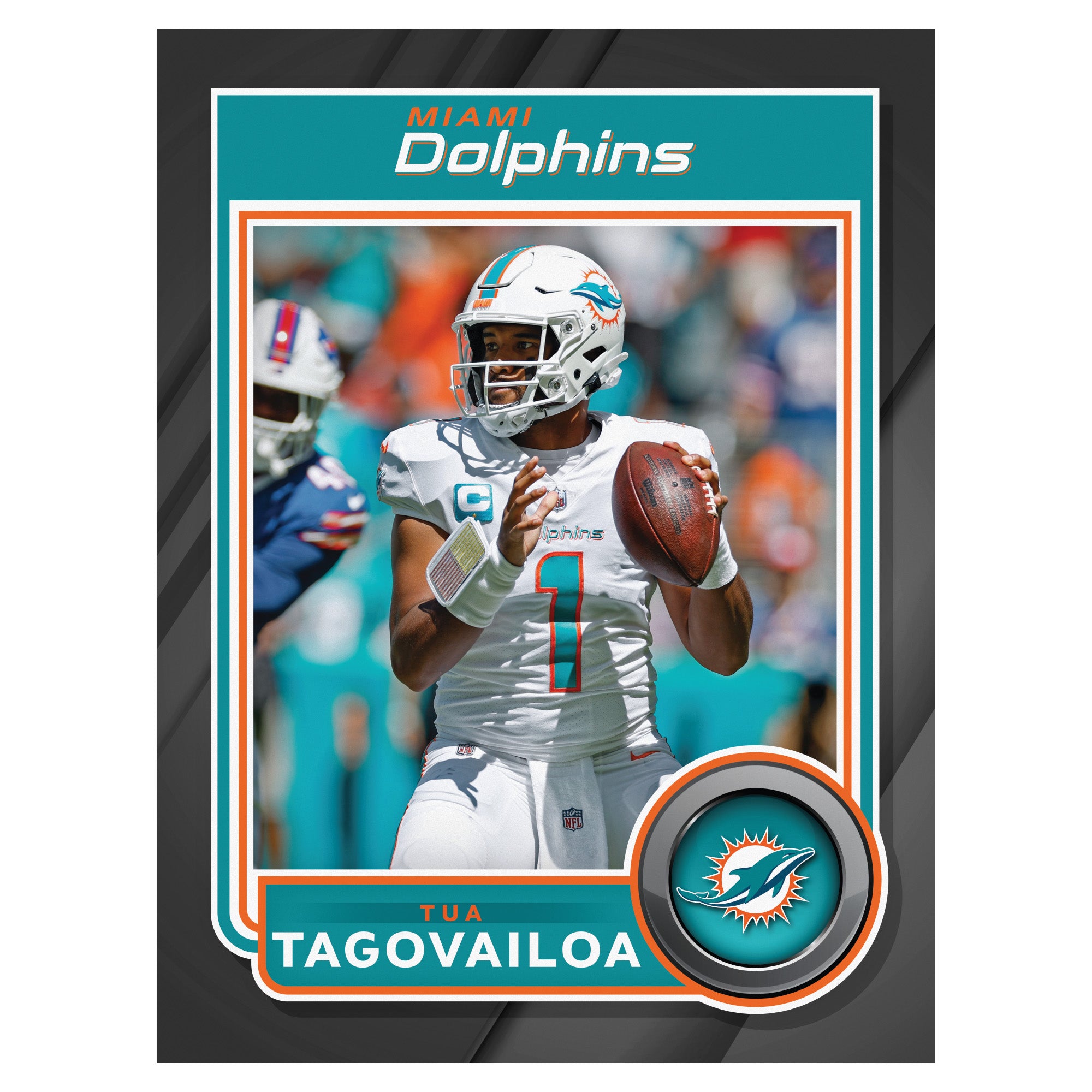 Miami Dolphins: Tua Tagovailoa 2022 - Officially Licensed NFL Removabl –  Fathead