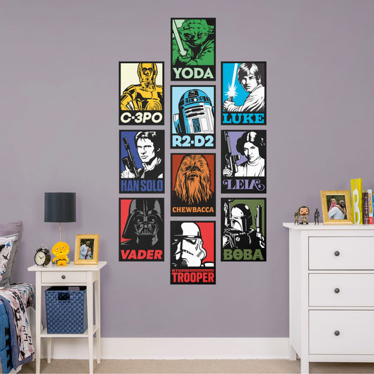 Star Wars: Portraits Collection - Officially Licensed Removable Wall Graphics