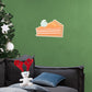 Christmas: Pie Icon - Removable Adhesive Decal