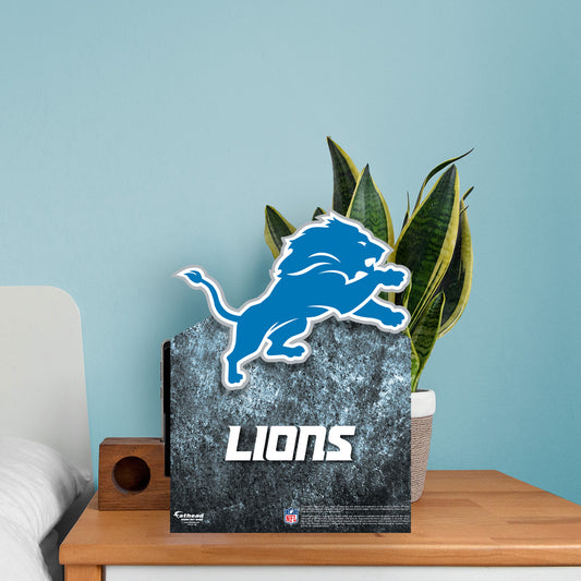 Detroit Lions:   Logo  Mini   Cardstock Cutout  - Officially Licensed NFL    Stand Out