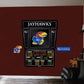 Kansas Jayhawks:   Basketball Scoreboard        - Officially Licensed NCAA Removable     Adhesive Decal