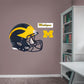Michigan Wolverines: Helmet - Officially Licensed NCAA Removable Adhesive Decal