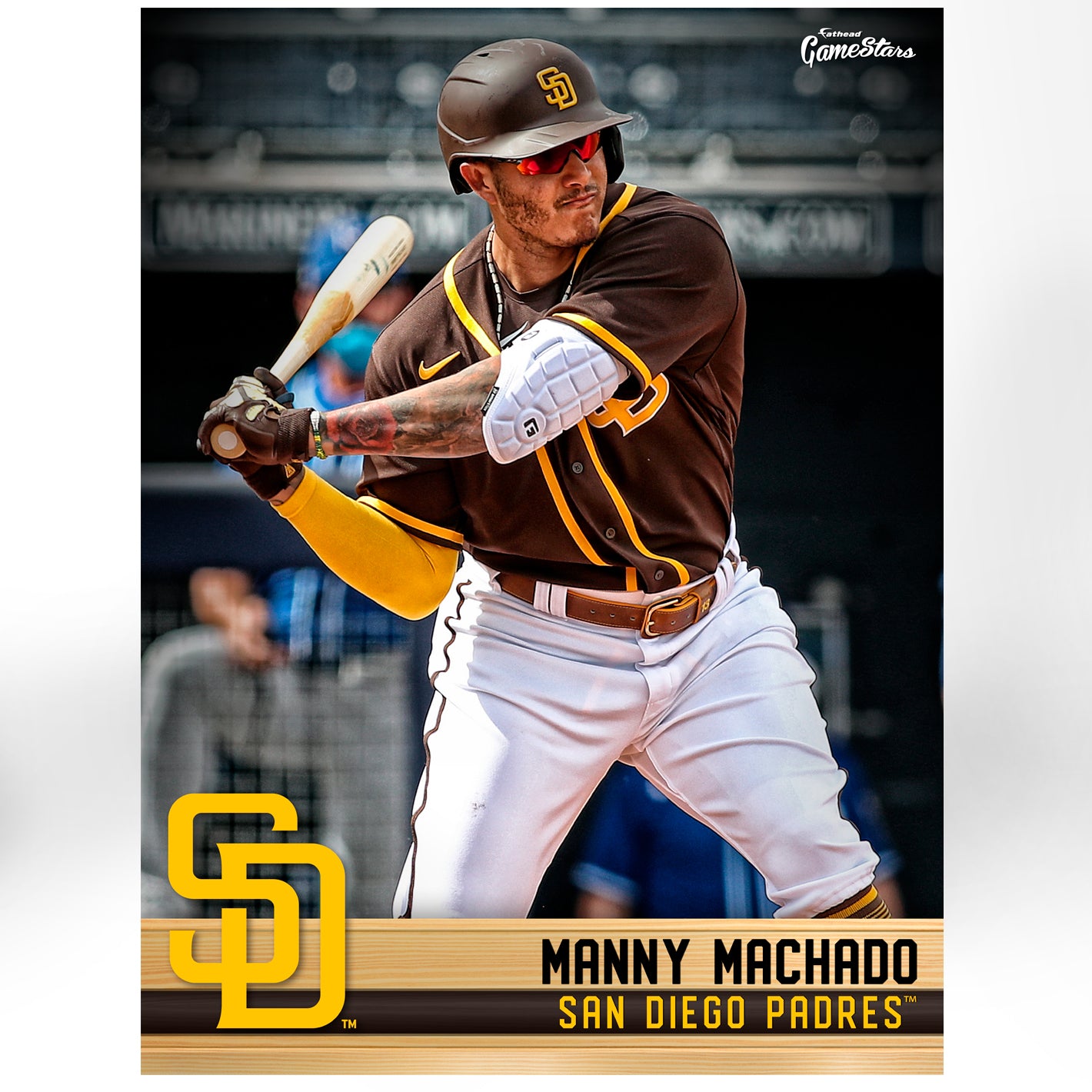 San Diego Padres: Manny Machado 2023 Fielding - Officially Licensed MLB  Removable Adhesive Decal