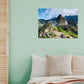 Popular Landmarks: Machu Picchu Realistic Poster - Removable Adhesive Decal