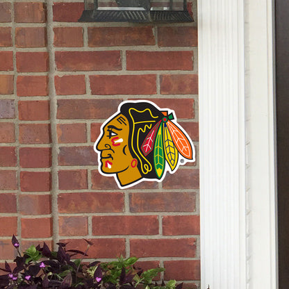 Chicago Blackhawks:   Outdoor Logo        - Officially Licensed NHL    Outdoor Graphic