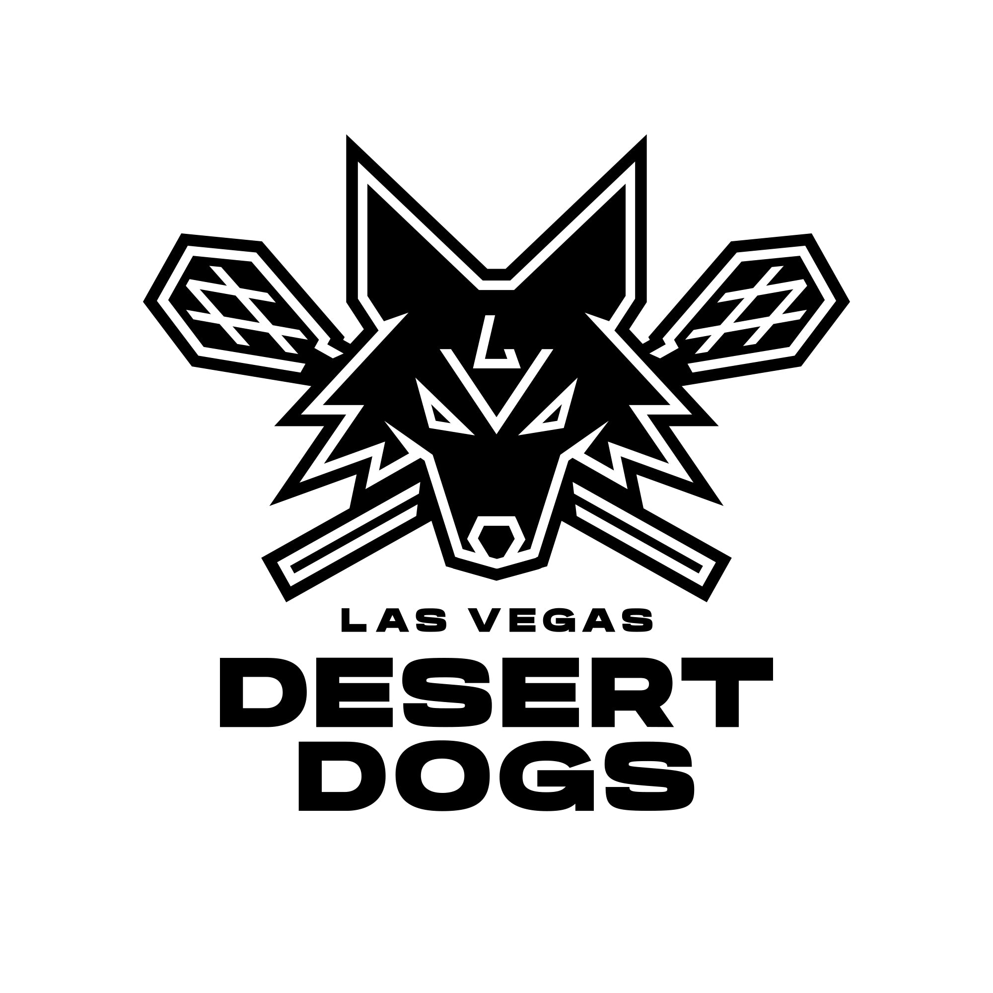 Las Vegas Desert Dogs Fathead Four-Pack Giant Logo Removable Wall Decal Set