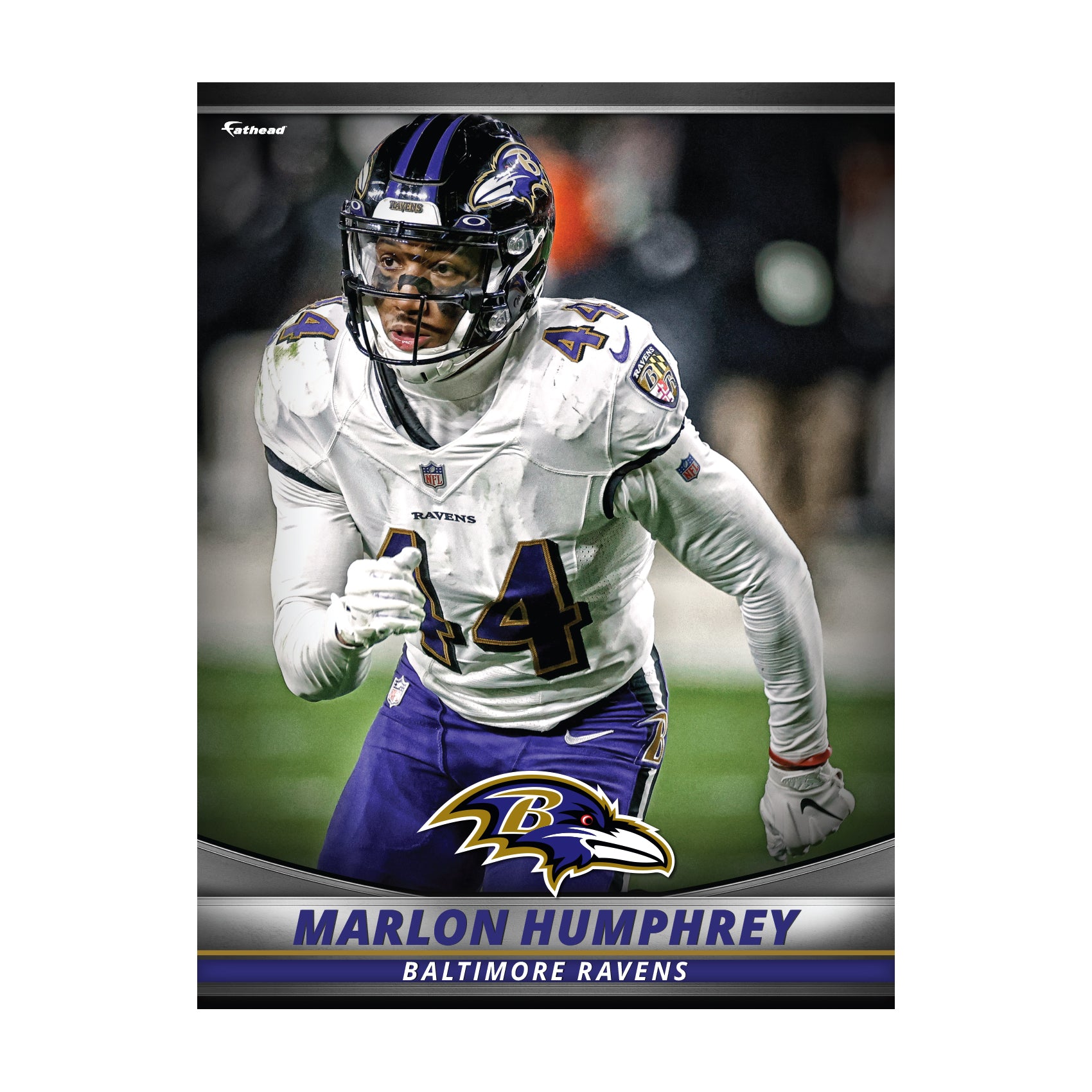 Baltimore Ravens: Marlon Humphrey 2021 GameStar - Officially Licensed