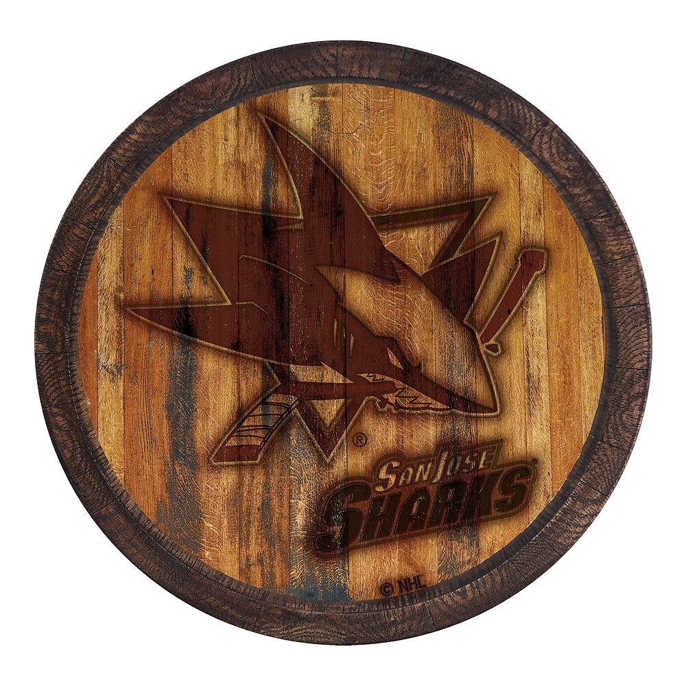 San Jose Sharks Heritage Logo Wood Sign - 24 – Sports Fanz