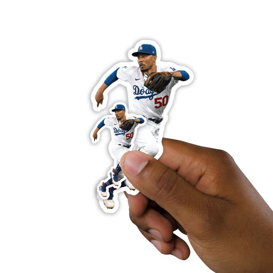 Los Angeles Dodgers: Mookie Betts  Player Minis        - Officially Licensed MLB Removable     Adhesive Decal