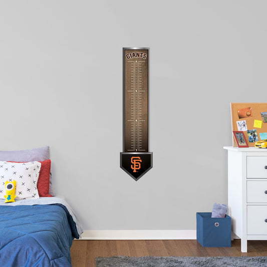 San Francisco Giants: Growth Chart  - Officially Licensed MLB Removable Wall Graphic