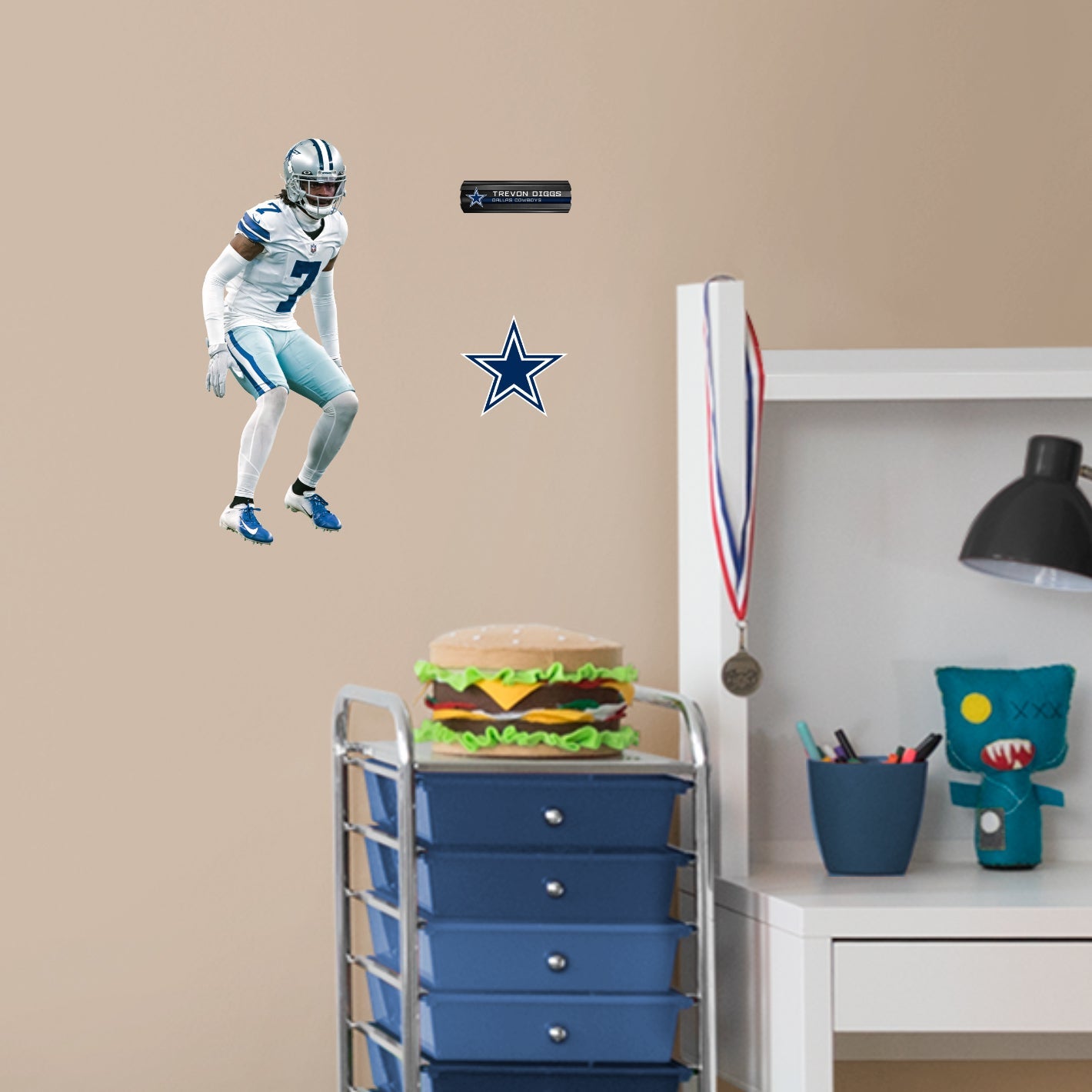 Dallas Cowboys: Trevon Diggs - Officially Licensed NFL Removable Adhesive Decal