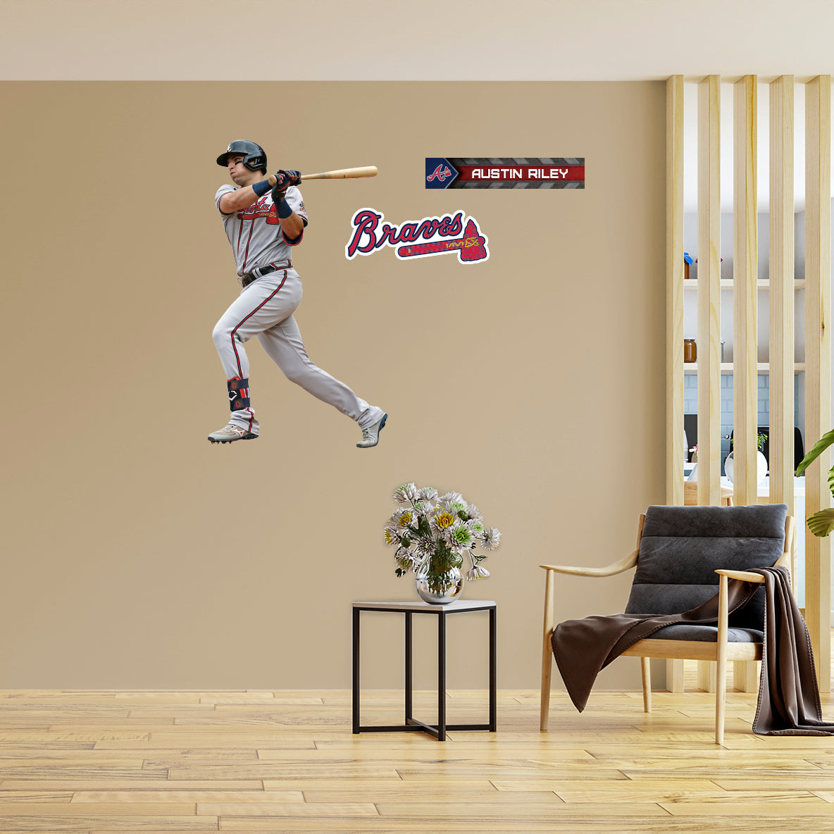Atlanta Braves: Austin Riley - Officially Licensed MLB Removable Adhesive Decal