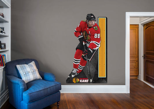 Chicago Blackhawks: Patrick Kane  Growth Chart        - Officially Licensed NHL Removable Wall   Adhesive Decal