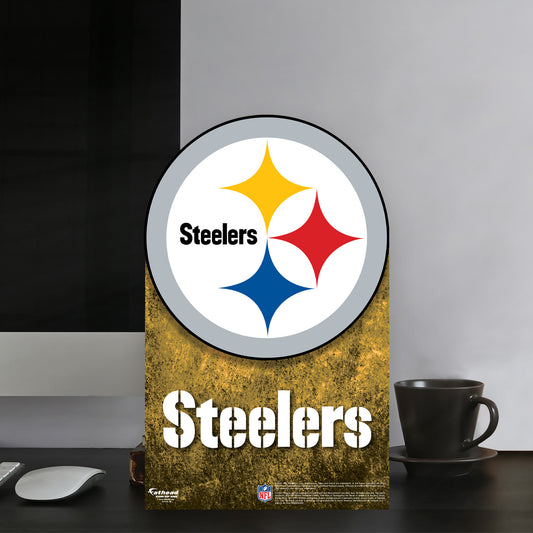 Pittsburgh Steelers:   Logo  Mini   Cardstock Cutout  - Officially Licensed NFL    Stand Out