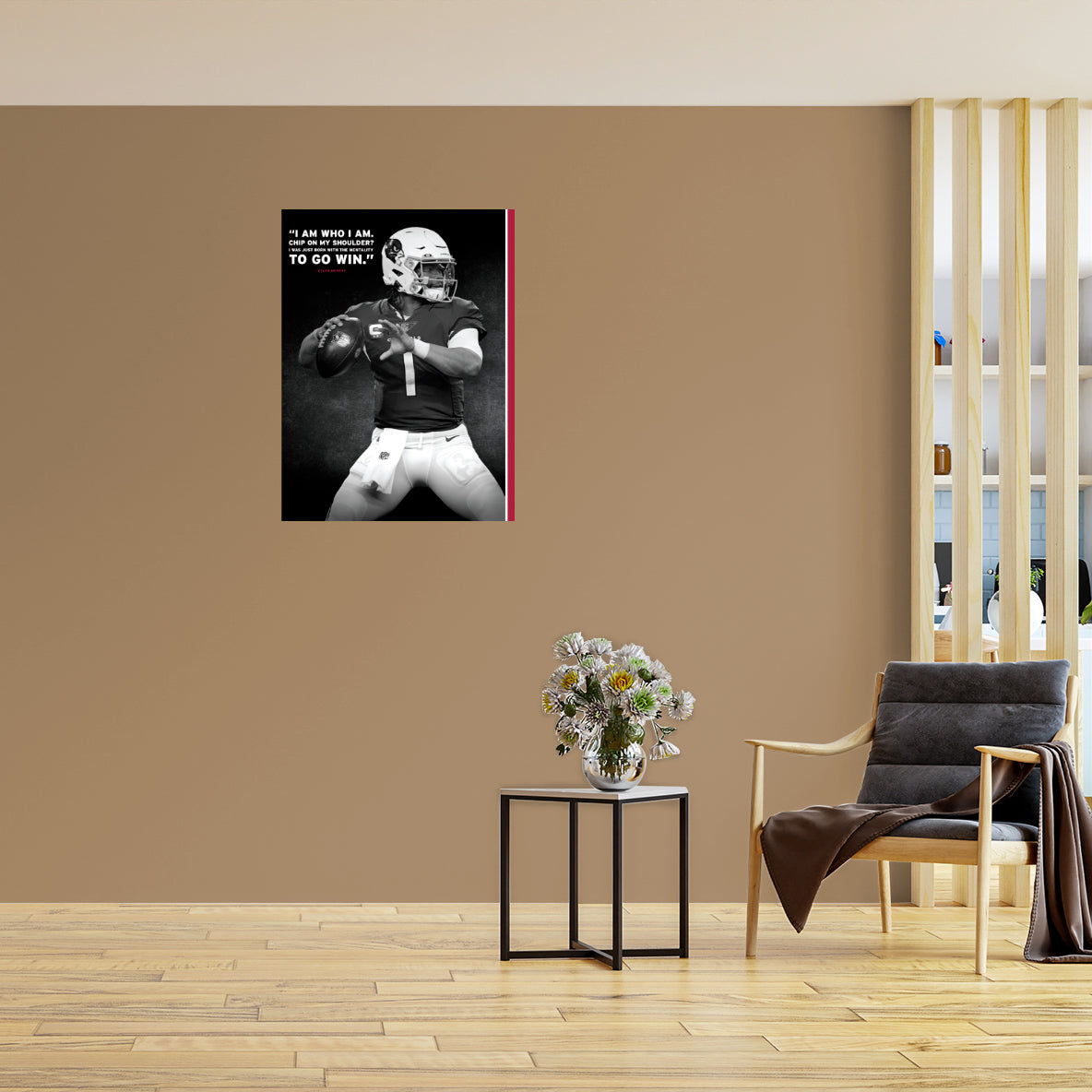 Arizona Cardinals: Kyler Murray Inspirational Poster - Officially Licensed NFL Removable Adhesive Decal