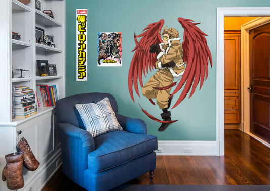 My Hero Academia: HAWKS RealBig - Officially Licensed Funimation Removable Adhesive Decal