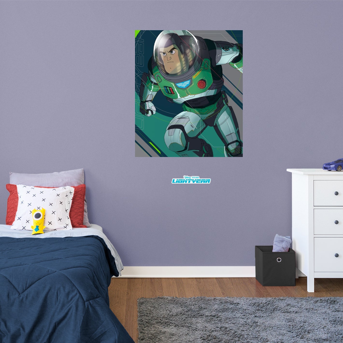 Lightyear: Buzz Lightyear Red Alert- Buzz Poster - Officially Licensed Disney Removable Adhesive Decal
