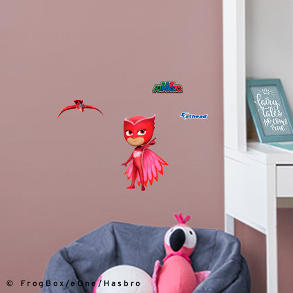 PJ Masks: Owlette RealBigs - Officially Licensed Hasbro Removable Adhesive Decal