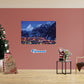 Christmas:  Zermatt at Night Poster        -   Removable     Adhesive Decal