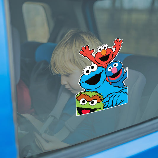 Group 4 Window Cling - Officially Licensed Sesame Street Removable Window Static Decal